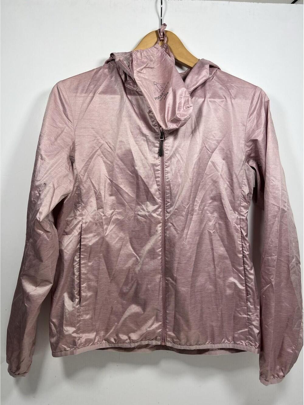 Uniqlo Pocketable UV Protection Baby Pink Jacket Sz M Women